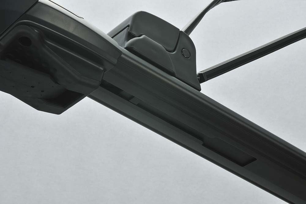 INNO XA445 Surf-Wind-Long Board Locking Roof Carrier for T-Slot Aero Base Racks - Holds (1) Kayak or (1) Canoe or (2) SUP)/Wind/Surf-Boards