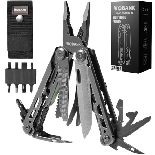 33-in-1 Multitool Pliers Full-Size EDC Knife Stainless Steel - Variation of THIS listing