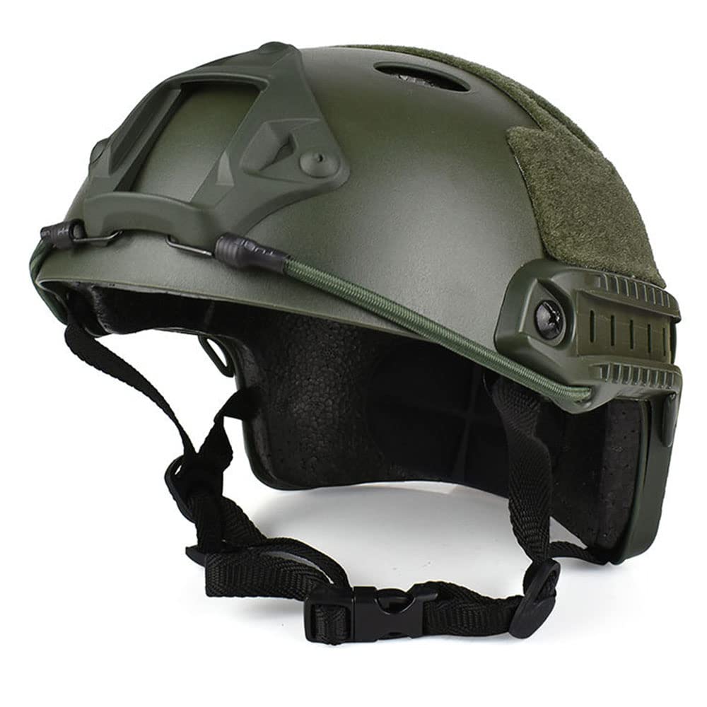CMAIR4U Airsoft PJ Style Tactical Helmet Fast Helmet for Paintball (OD Green)