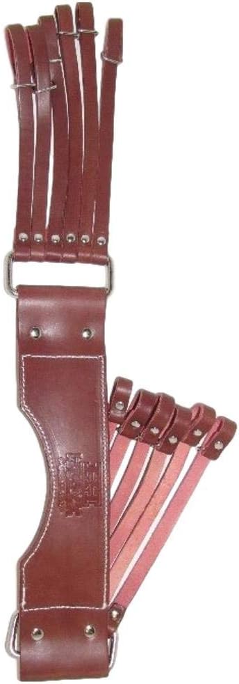 Twelve Strap Game Strap, Burgandy HH0040
