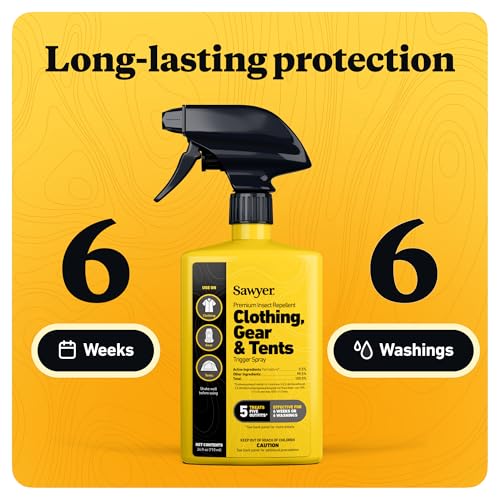 Sawyer Products Premium Permethrin Insect Repellent for Clothing, Gear & Tents