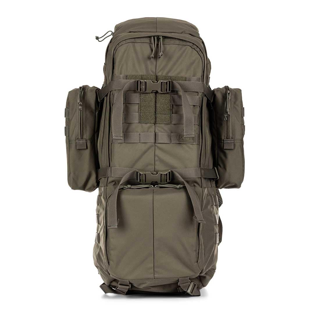 5.11 Tactical Unisex Rush 100 Backpack, 60L Storage Capacity, Convertible, Style 56555ABR, Large/X-Large, Ranger Green (ABR)