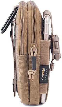 Tactical Molle EDC Pouch - Utility Gadget Belt Waist Bag with Cell Phone Holder