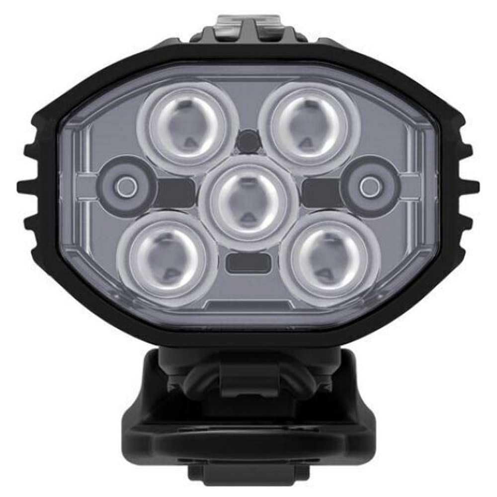 LEZYNE Fusion Drive Pro 600+ Front Bicycle Light - Durable Aluminum IPX7 Waterproof USB-C Rechargeable LED Bike Headlight with 3 Solid & 3 Flash Modes - Integrated Silicone Rubber Strap Mount