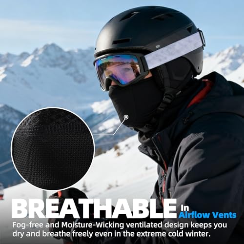 Balaclava Ski Mask for Winter Thermal Windproof Warm Face Mask for Cold Weather Outdoor Sports