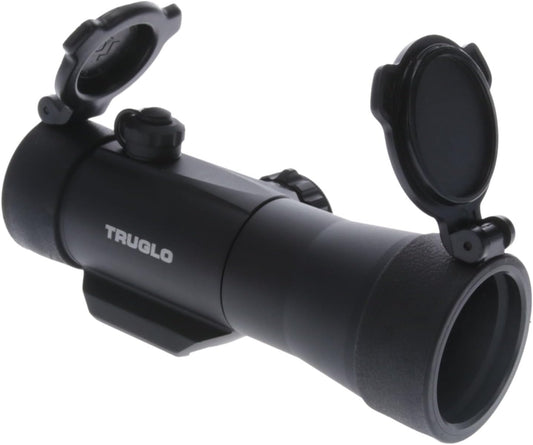 TruGlo Red-Dot Traditional Mount 2x42mm Hunting Tactical Weapon Sight with 11-Position Rheostat for Brightness Adjustment, Black