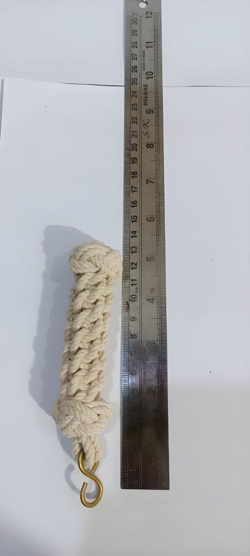 Handmade Rustic Cotton Bell Knot Fancy ropework Bell Rope (Small)
