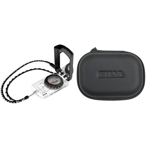 Silva Ranger 2.0 Advanced Compass Bundle with Case, Mirror Sighting, Slope Card, Black