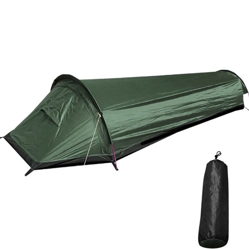Backpacking Tent,HUIOP Backpacking Tent Outdoor Camping Sleeping Bag Tent Lightweight Single Person Tent