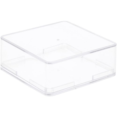Pioneer Plastics 133C Clear Plastic Hockey Puck Display Case, 2.875" W x 2.875" D x 1.0625" H