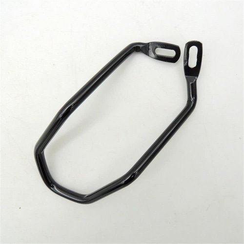 Rear Derailleur Protector, Steel Bicycle Derailleur Guard, Bike Rear Derailleur Hanger Rear Gear Protector Chain Stay Guard for Bicycle Mountain Road Cycling, Black, 150 mm