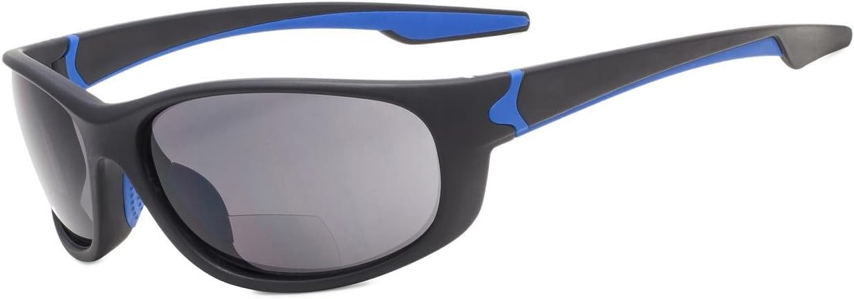 Eyekepper TR90 Unbreakable Sports Bifocal Sunglasses Baseball Running Fishing Driving Golf Softball Hiking