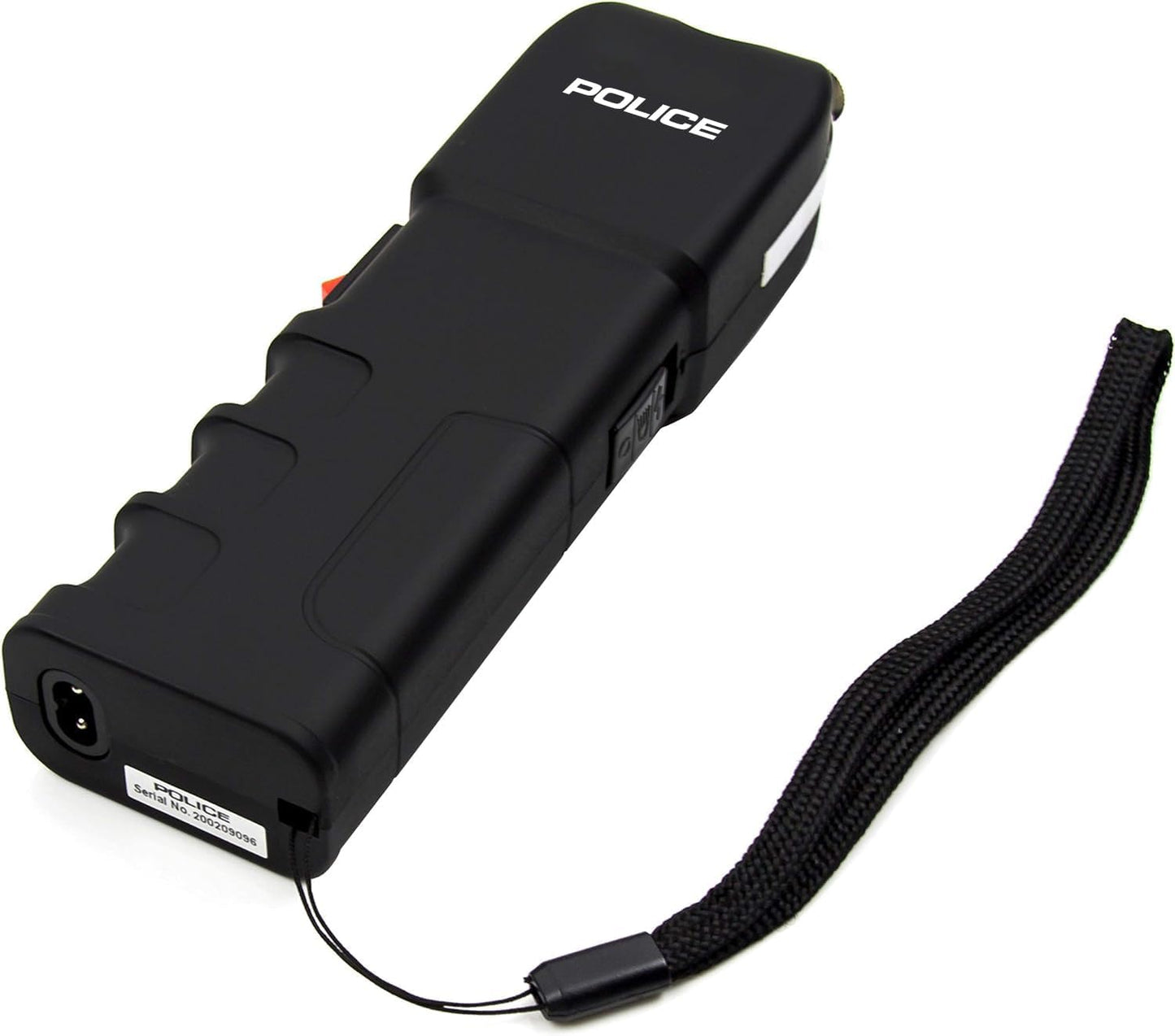 POLICE Stun Gun for Self Defense 928 - High Voltage Rechargeable with LED Flashlight, Compact & Heavy Duty, Personal Security for Women & Men - Black