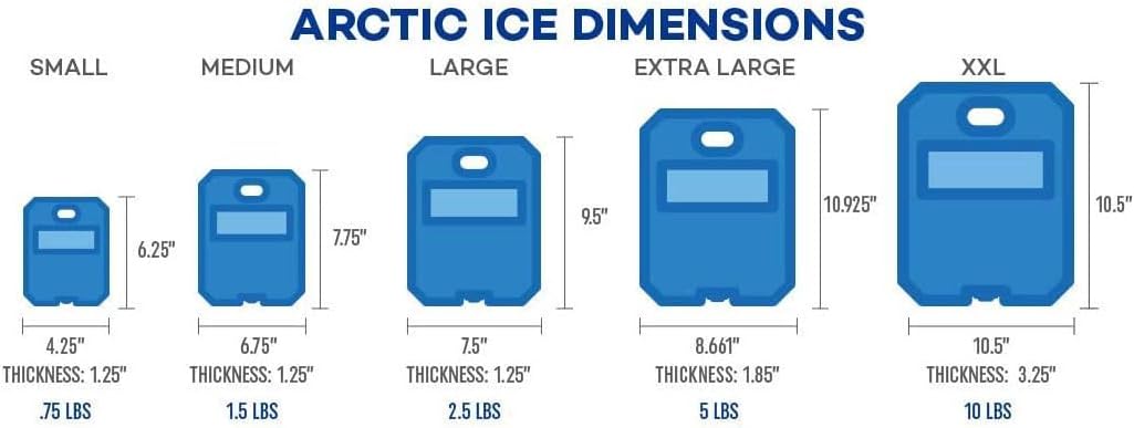 Arctic Ice Chillin' Brew Series Long Lasting Reusable Ice Pack - Freezes at 28° Fahrenheit - Designed to Keep Beverages Colder Than Ice