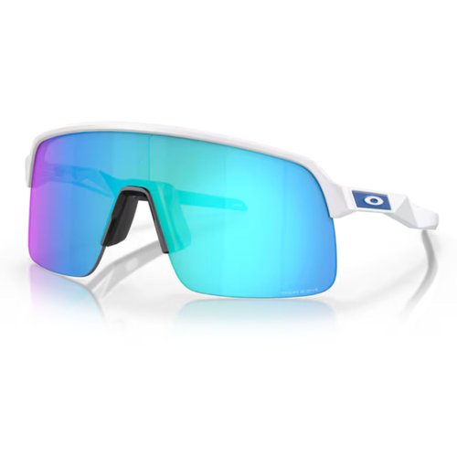 OAKLEY Sutro Lite OO9463 946319 39MM Matte White/Prizm Sapphire Shield Sunglasses for Men for Women+ Bundle Accessory Leash Kit, Microfiber Pouch