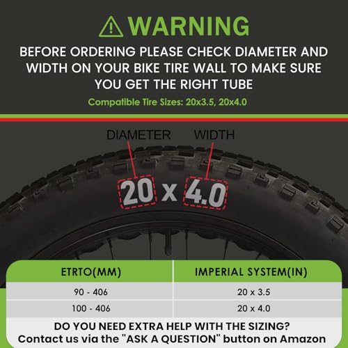 Heavy Duty 20x4.0 Fat Bike Inner Tube Set of 2 with Levers - Schrader Valve