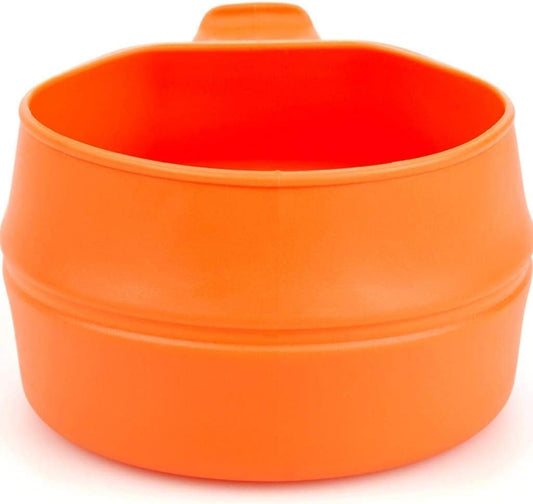 Fold-A-Cup Small - Orange, Foldable BPA-Free TPR, Made in Sweden