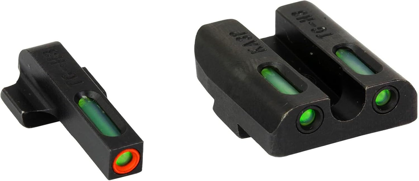 Truglo TFX PRO Night Sight for Handguns - Glowing Tritium & Fiber Optic, Compact & Durable