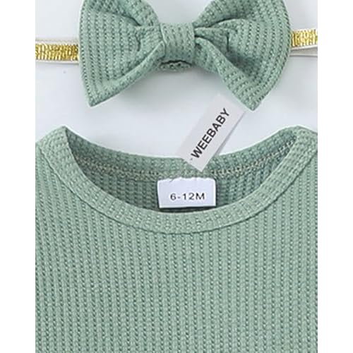 Weebaby Toddler Girl Clothes Infant Girl Sweatsuit Baby Pant Set Outfits Fall Winter Clothing Little Clothes for Girl