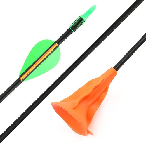 HNZMDY 29 Inch Fiberglass Suction Cup Arrows Sucker Arrows Game Arrows Safty Arrows for Outdoor Target Sports Game (12 pcs)