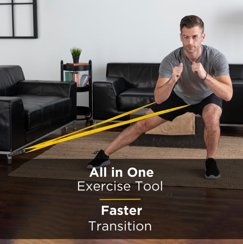 THERABAND CLX Resistance Band with Loops - Versatile Workout Tool for Strength Training