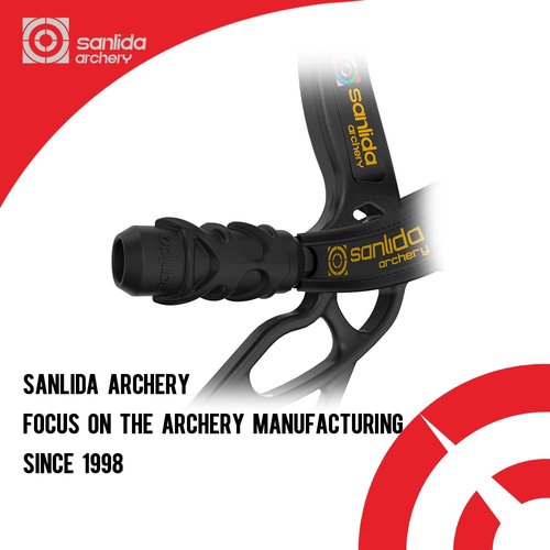sanlida Archery Dragon X9 Stabilizer Bow Riser Extension Dampener, Easy Disconnect Silencer for Recurve Bow Compound Bow