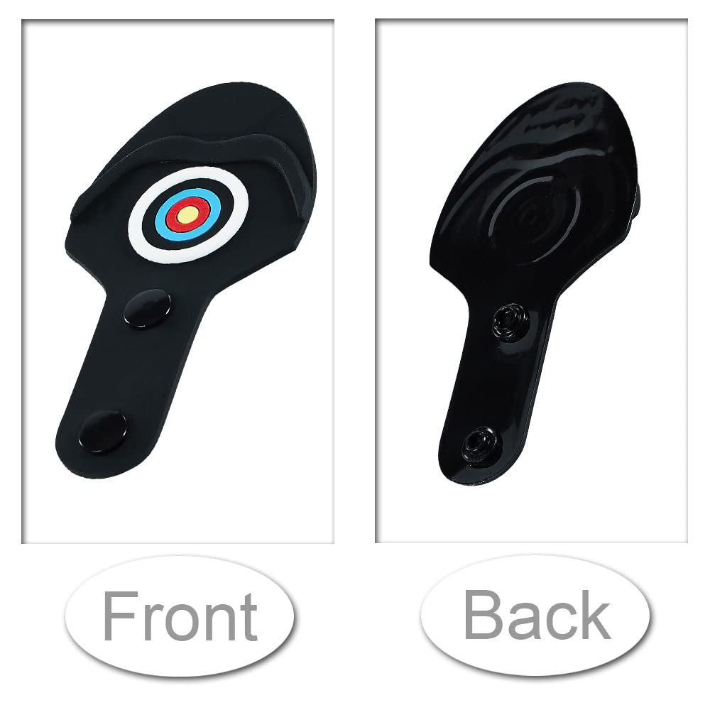 FEISIDUNWSF Archery Recurve Bow Limb Pad Small Bow Limb Tip Protector Durable Rubber Foot Pad for Bow Limbs Outdoor Hunting Shooting Training