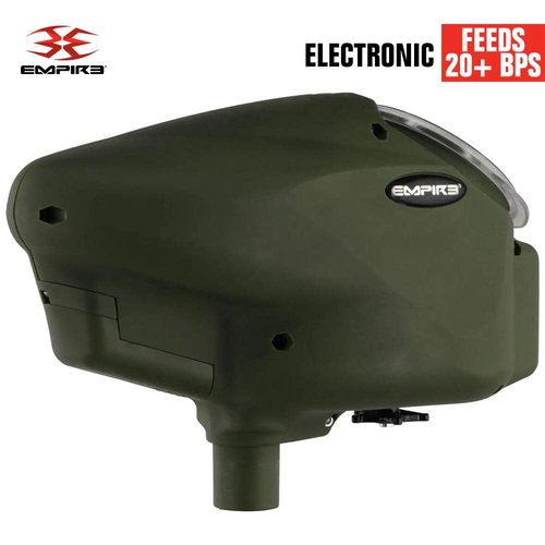 Empire Halo Too Electronic Paintball Loader Hopper - Limited Edition Matte Olive
