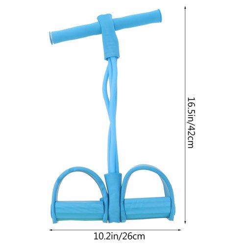 Pedal Tensioner with Resistance Bands for Home Workout Sit-up and Abdominal Training Equipment Fitness Exercise Tool for Legs and Arms
