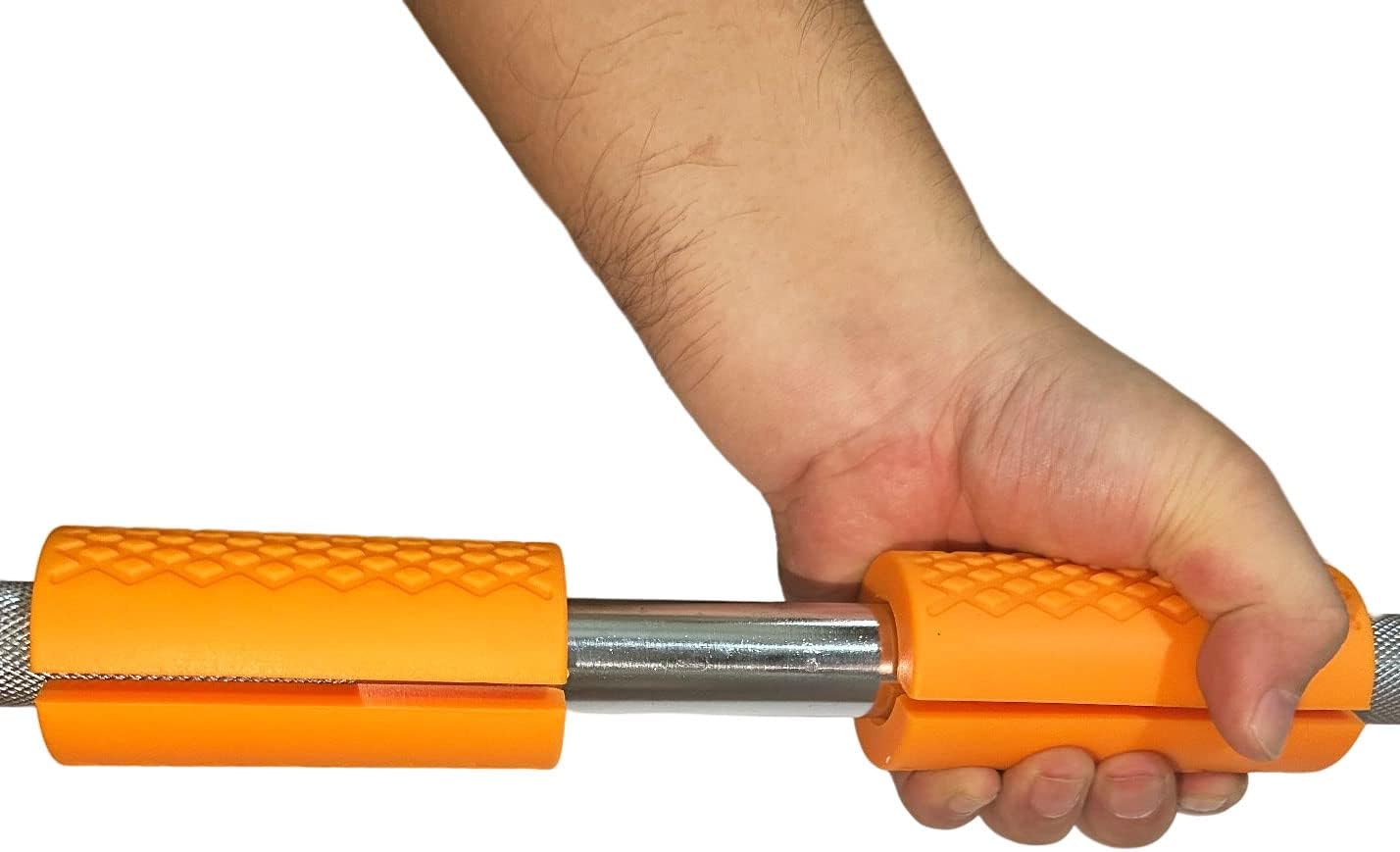 Weight Bar Grips Fit Standard Barbell, Dumbell Handles, Thick Bar Training Adapter for Weightlifting & Cable Attachments Fitness Training Rope Grips for Body Arm Forearm Builder Strength