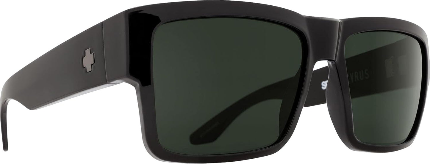 SPY Optic Cyrus, Square Sunglasses, Color and Contrast Enhancing Lenses
