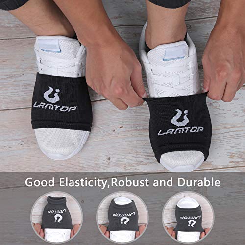 Dance Shoe Socks for Smooth Floors Over Sneakers - 4 Pairs (Black, Grey, Blue, Pink)