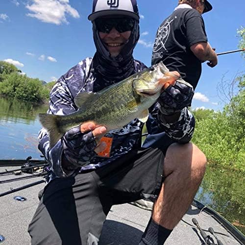 BASSDASH ALTIMATE Fishing Gloves Sun Protection Fingerless Hunting UPF 50+ Men’s Women’s UV Gloves