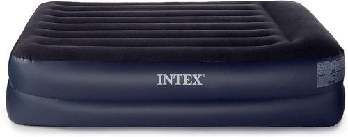Intex Pillow Dura-Beam Series Rest Raised Airbed with Internal Pump (2020 Model)