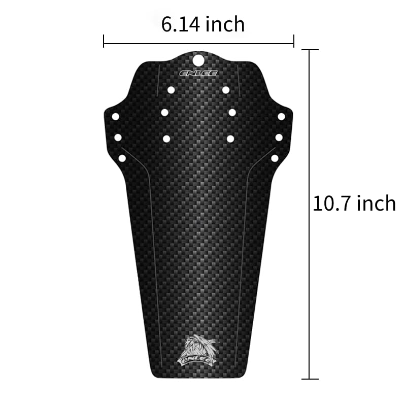 ENLEE MTB Fenders, 1PC New Second Generation, Lightweight Design, Durable and Wear-Resistant Bike Mudguards Fender, Fits 20,24,26,27.5 and 29 inches, MTB Accessories (Army Green)