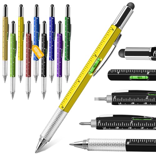 36 Pack Multifunctional Pen Set with 9 Colors - Christmas Stocking Stuffer for Men Adults