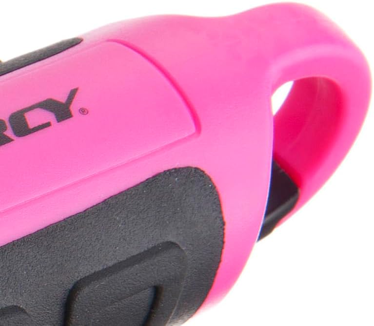 Dorcy 55 Lumen Floating Water Resistant LED Flashlight with Carabineer Clip, Pink ( 41-2509)