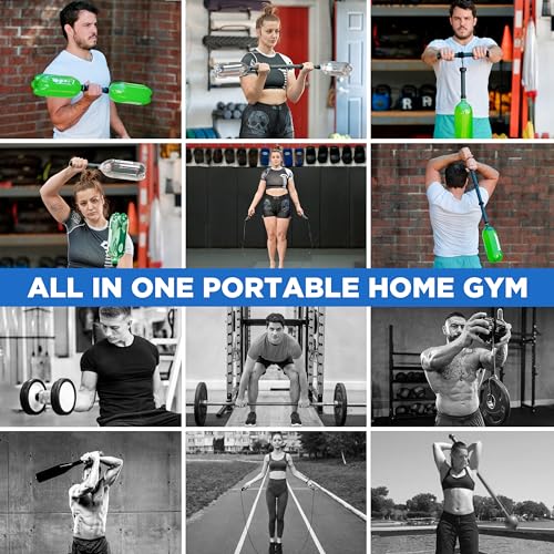Modular 6-in-1 Portable Home Gym System for Strength & Full Body Workout