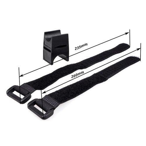 BEIDUOYANG Bike Accessories, Multi-Purpose Strap Band Flashlight LED Tourch Mount Holder Lock Clamp