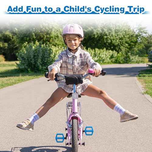 MEGHNA Kids Bike Pedal 1/2 inch Thread Universal Pedals Lightweight Non - Slip Bicycle Pedal Flat Pedal Nylon Kids Size for Kids Bike Mountain Bike Cruiser Bike BMX Freestyle Folding Bike