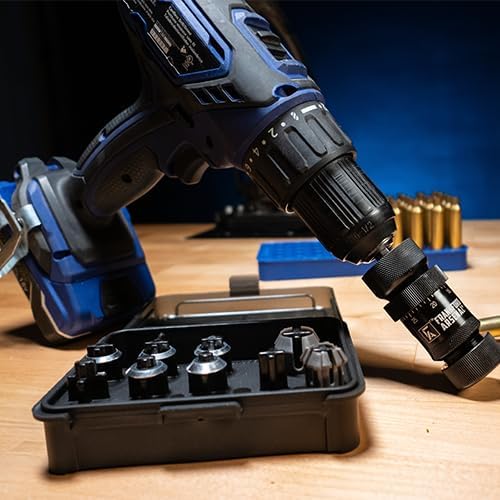 Frankford Arsenal Case Trim & Prep Center with Expansion Kit - Reloading Tool for Crimp Removal, Chamfering & Deburring