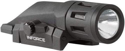 INFORCE 400 Lumens WML White/IR Gen2 Gun Mounted Light with Black Body W-05-2 and MAG PUL M-LOK 2.5in 5 Slot Polymer Rail