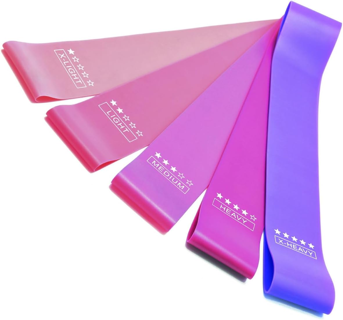 Resistance Loop Exercise Bands Exercise Bands for Home Fitness, Stretching, Strength Training, Physical Therapy,Elastic Workout Bands for Women Men Kids