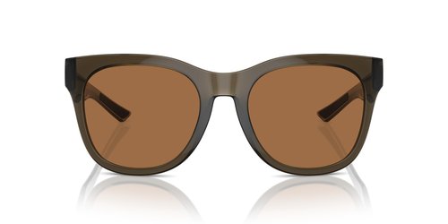 Native Eyewear Women's Tiaga Square Sunglasses, Smokey Quartz/Brown Polarized, 55 mm