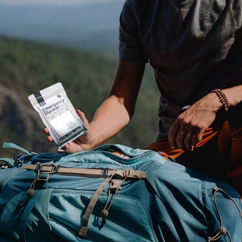 Altland 10 Pack of Emergency Blankets - Heat Reflective Blankets for Winter Survival Kits, Disaster Preparedness, Cold Weather Camping, and Homeless Care Packages