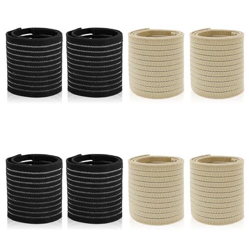 8Pcs Elastic Wrist Support Band, Wrap Breathable Wrist Brace, Adjustable Wrist Strap, Hand Brace Wraps Breathable Wristband for Relieves Wrist Pain Arthritis Tendonitis Sports Use