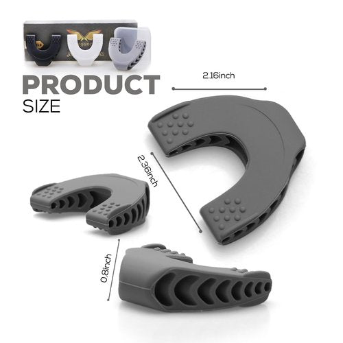 Elegancy Premium Jawline Exerciser | 3 Strengths Non-Toxic Silicone Trainer | Double Chin Exerciser & Mewing Device for Men & Women