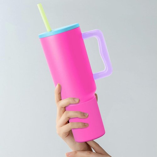 BKBY Silicone Boot Compatible with Sinple Midern 24/30/40 oz Tumbler with Handle/Trek Pivott, Protective Anti-Scratch Bottle Bottom Sleeve Cover Compatible with Sinple Midern Tumbler
