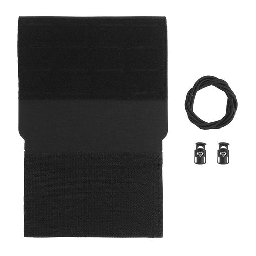 Tactical Modular Panel with Hook and Loop for Tactical Chest Rig Huntting Vest (Black)