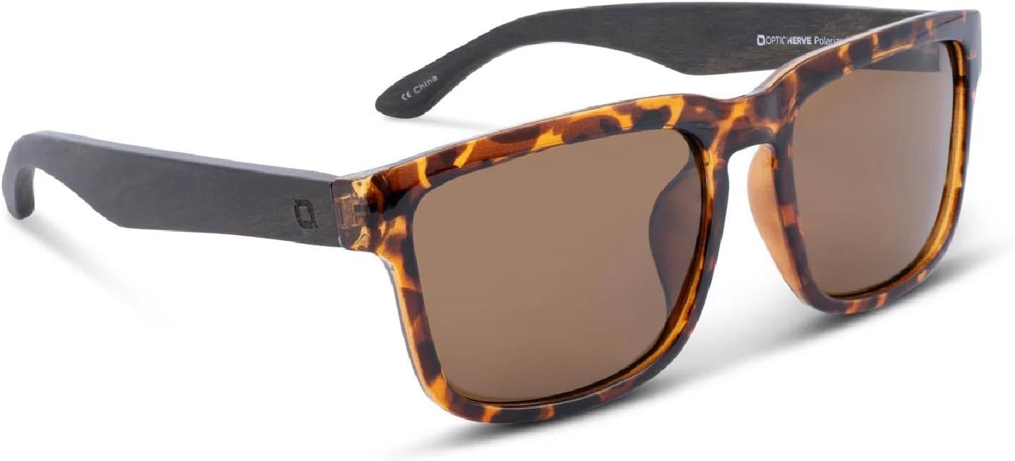 Optic Nerve Mashup Polarized Sport Sunglasses – Lightweight Sportwrap Frame, UV Protection, Anti-Glare – Unisex Fit